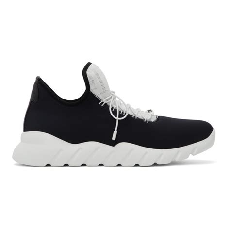 fendi tech knit sneakers